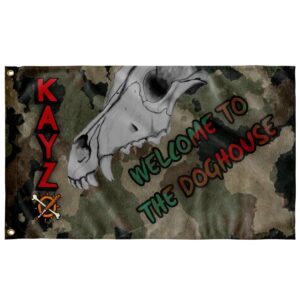 CAMO KAYZO WELCOME TO THE DOGHOUSE FLAG - Rave Jersey