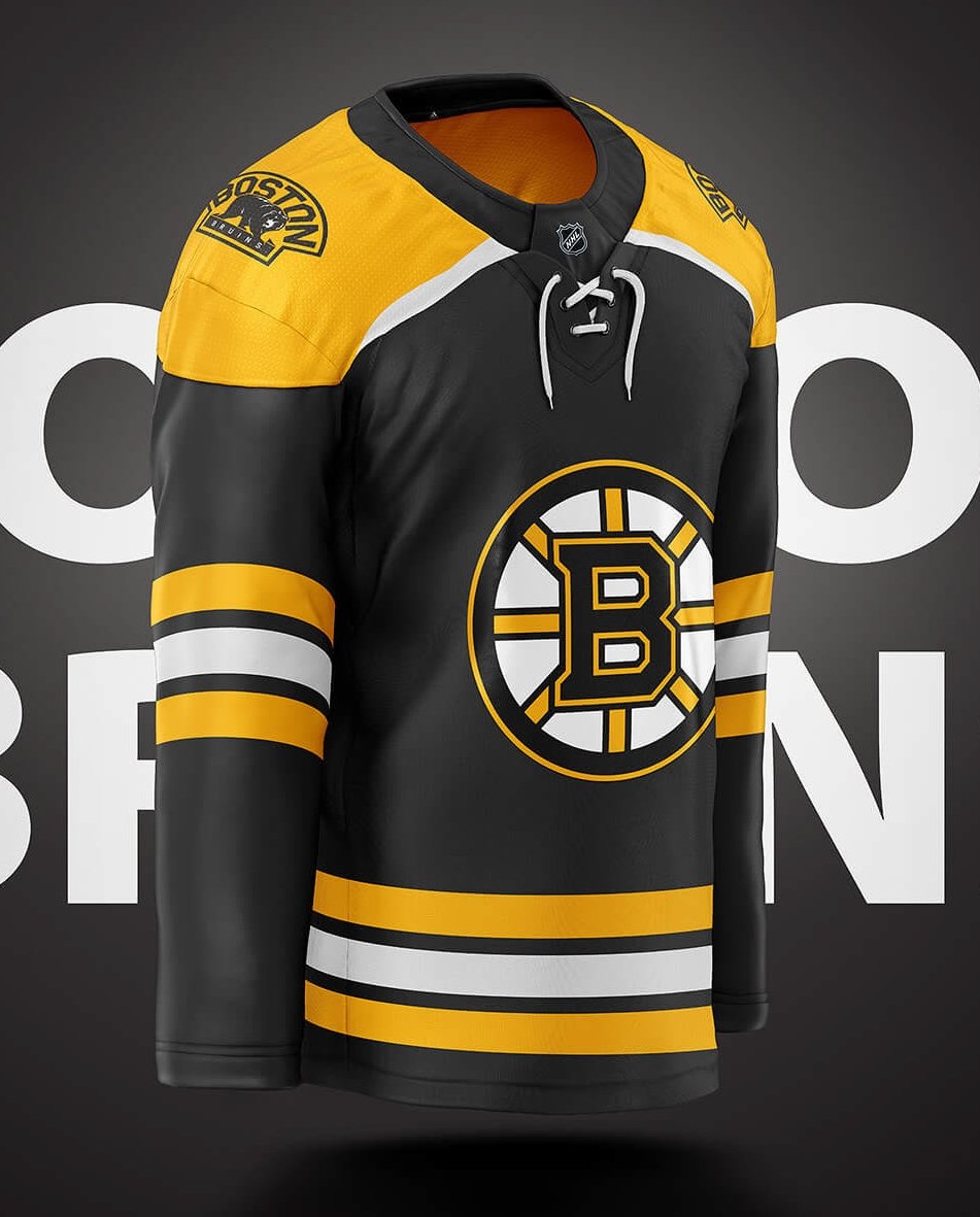 HOT Now] Get New Custom Boston Bruins Jersey Black Gold