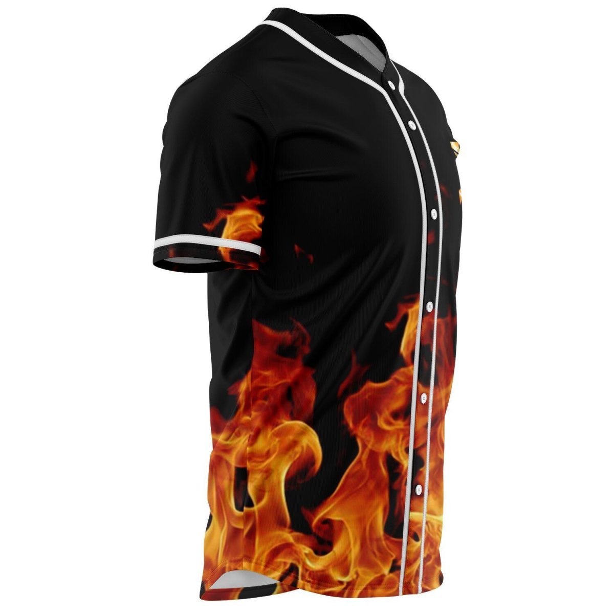 Athlete Flame Custom Baseball Jersey