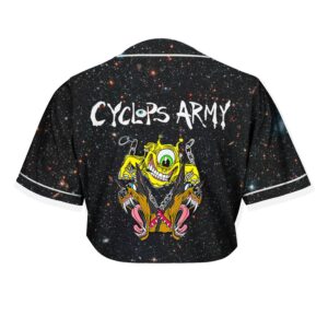 Galaxy Subtronics Cyclops Army x KAYZO Crop Top jersey - Rave Jersey