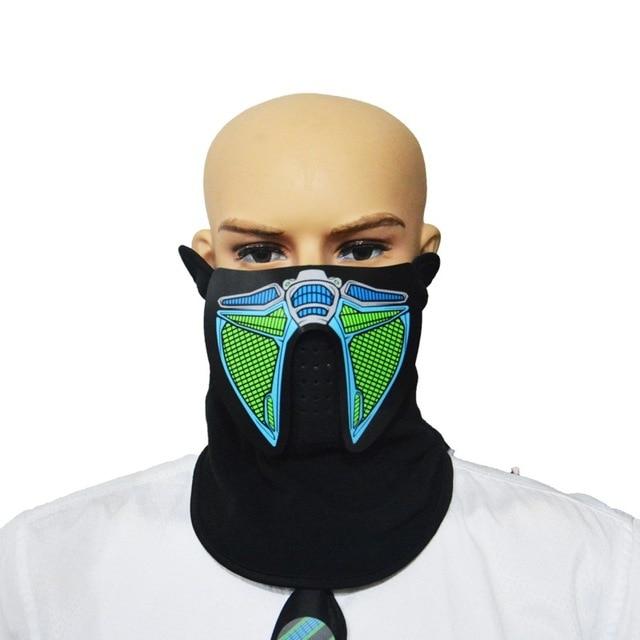 GREEN RAVE MASK RESPIRATOR - SOUND ACTIVATED - Jersey