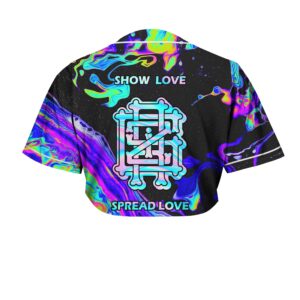 GRIZ Show Love Spread Love crop top jersey - Rave Jersey