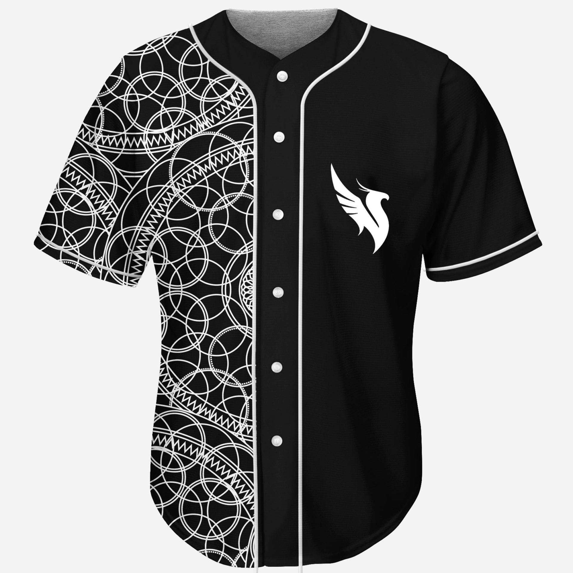 Dark Gray Embroidered Baseball Jersey | 410 Line Dancers