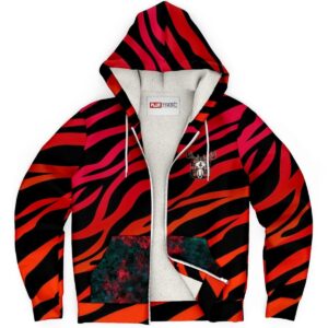 Microfleece zip-up hoodie - Rave Jersey