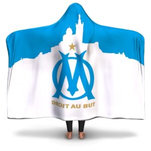 OLYMPIQUE MARSEILLE HOODED BLANKET - Rave Jersey
