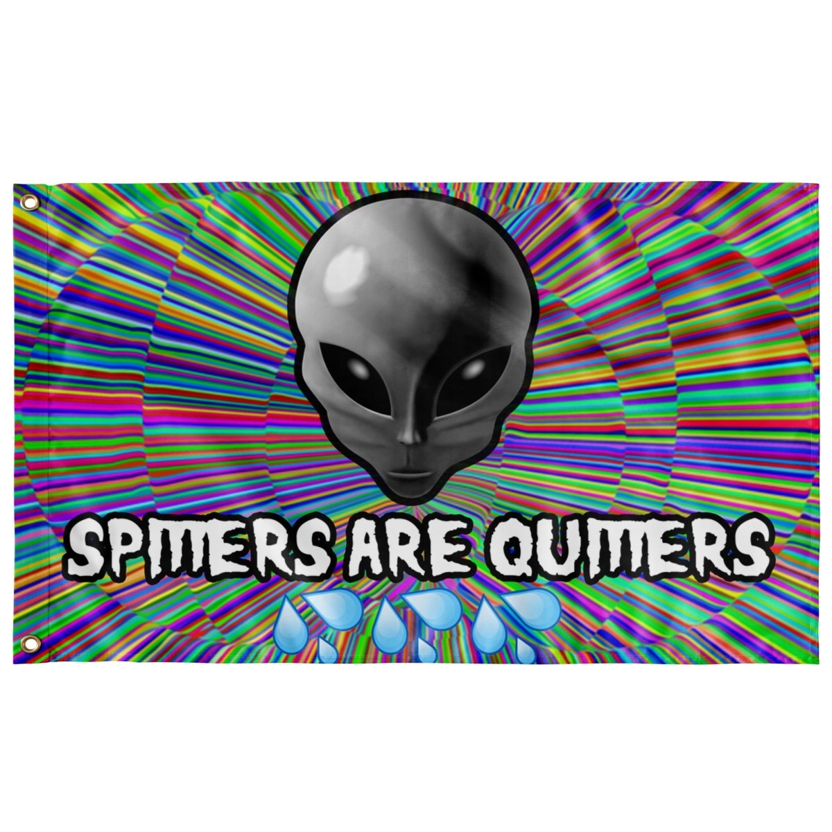 SPITTERS ARE QUITTERS ALIEN FLAG - Rave Jersey