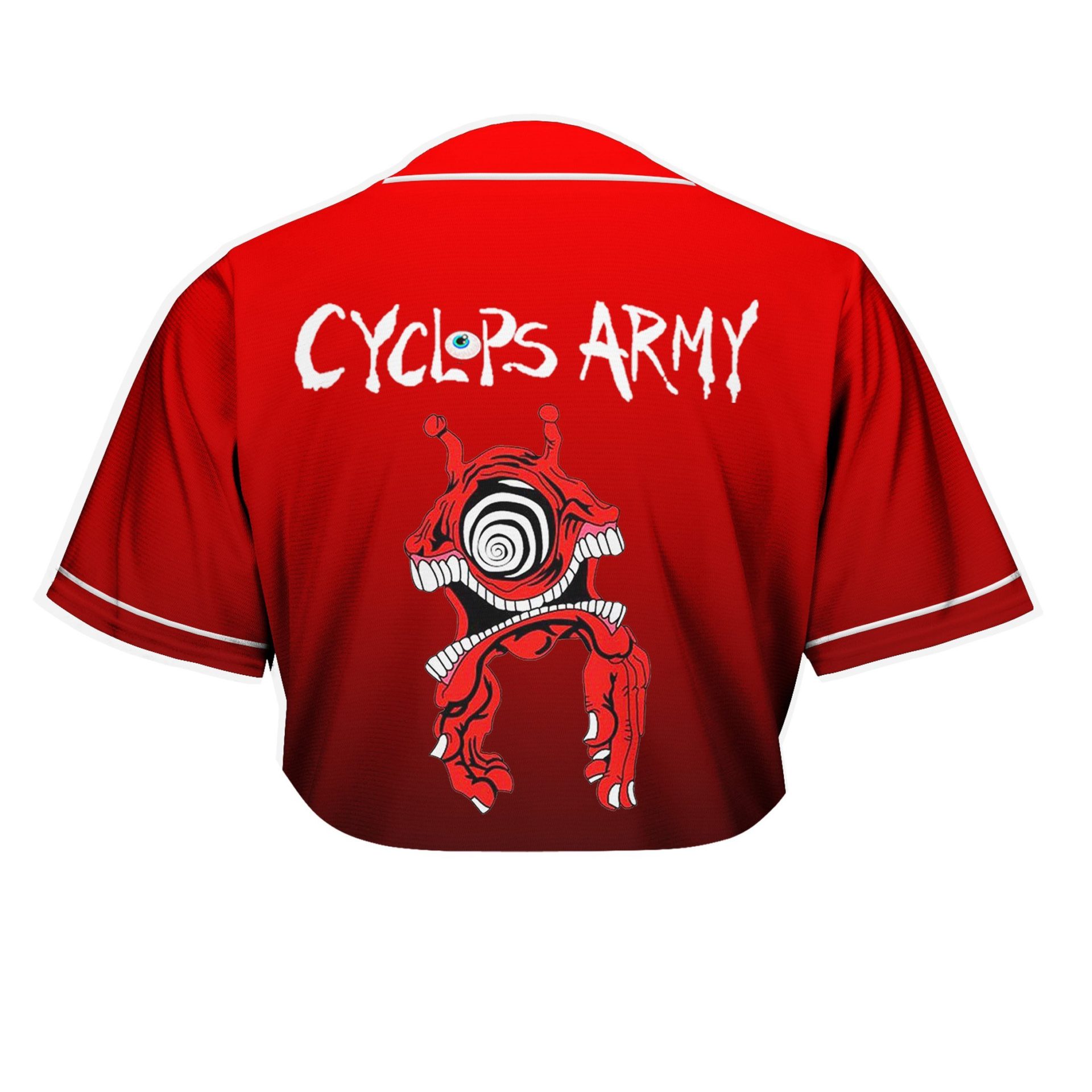 Subtronics red camo heavy artillery rave baseball jersey for edm festivals  - Rave Jersey