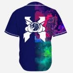 Beautiful textured nebula space excision  seven lions said the sky baseball jersey for EDM festivals - Image 2
