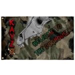 CAMO KAYZO WELCOME TO THE DOGHOUSE FLAG