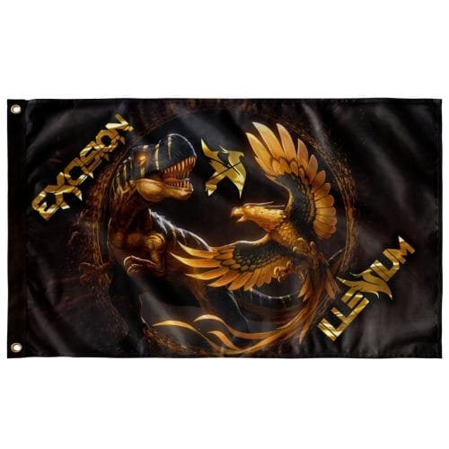 Custom Gold flag