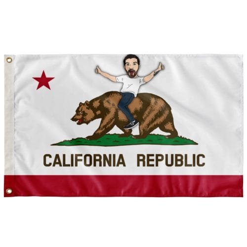 DILLON CALIFORNIA FLAG