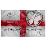 ENGLAND CUSTOMIZED TOMORROWLAND FLAG