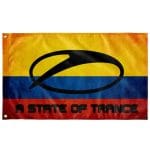 FLAG FOR FESTIVAL - A STATE OF TRANCE FLAG - COLOMBIA