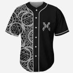 Excision geometric split cool design rave baseball jersey for EDM festivals