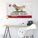 GOLDEN RETREIVER CALIFORNIA FLAG - Image 2