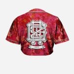 GRIZ Red Splash Grunge crop top jersey - Image 2