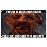 HEADBANGER FLAG