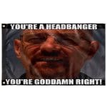 HEADBANGERS FLAG FOR FESTIVAL