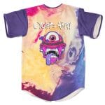 Subtronics liquid pink acid trippy Psychedelic cyclops army baseball jersey for edm festivals - Image 2
