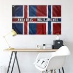 NORWAY AND ICELAND FLAG COMBINED - Image 2