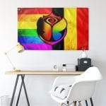 PRIDE BELGIUM FLAG FOR FESTIVAL-TML - Image 2