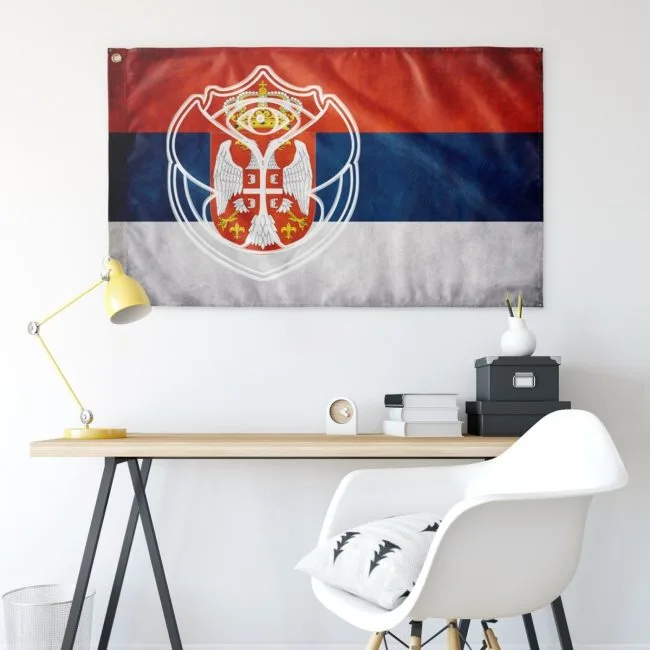 SERBIA FLAG FOR FESTIVAL - TML - Image 2
