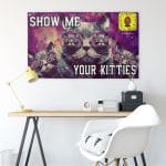 SHOW ME YOUR KITTIES TRIPPY FLAG - Image 2
