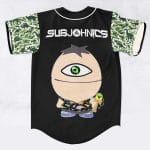 SubJohnics rave baseball jersey for edm festivals