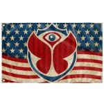 USA FLAG FOR TOMORROWLAND FESTIVAL