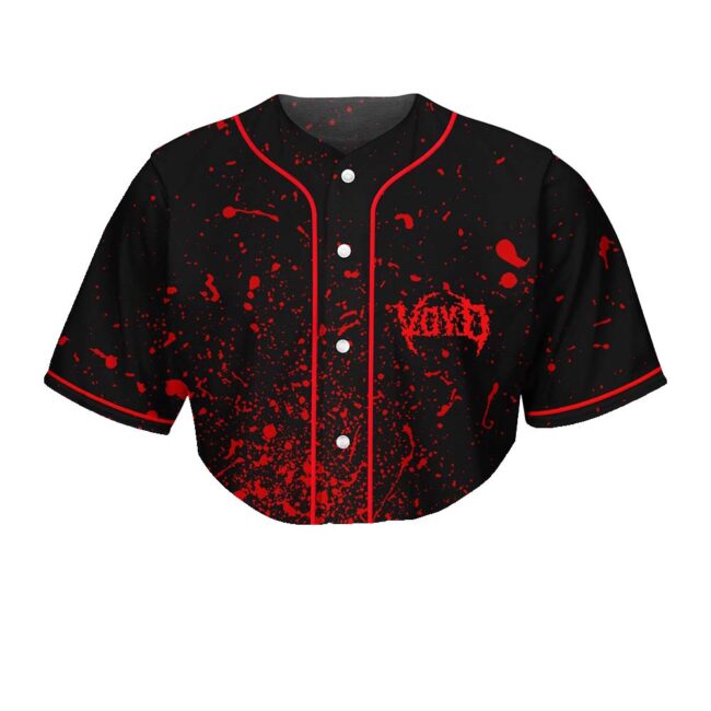 Svdden death voyd rave crop top baseball jersey for EDM festivals