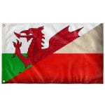 WALES POLAND FLAG