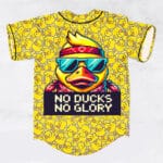 Da Tweekaz No Ducks No Glory rave baseball jersey for edm festivals