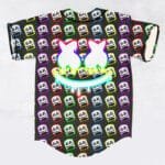 Colorful Marshmello Mello made it right rave baseball jersey for edm festivals