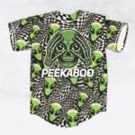 Peekaboo alien straight outta area 51 rave baseball jersey for EDM festivals