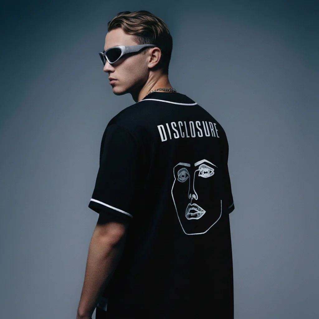 Disclosure rave baseball jersey for ED…