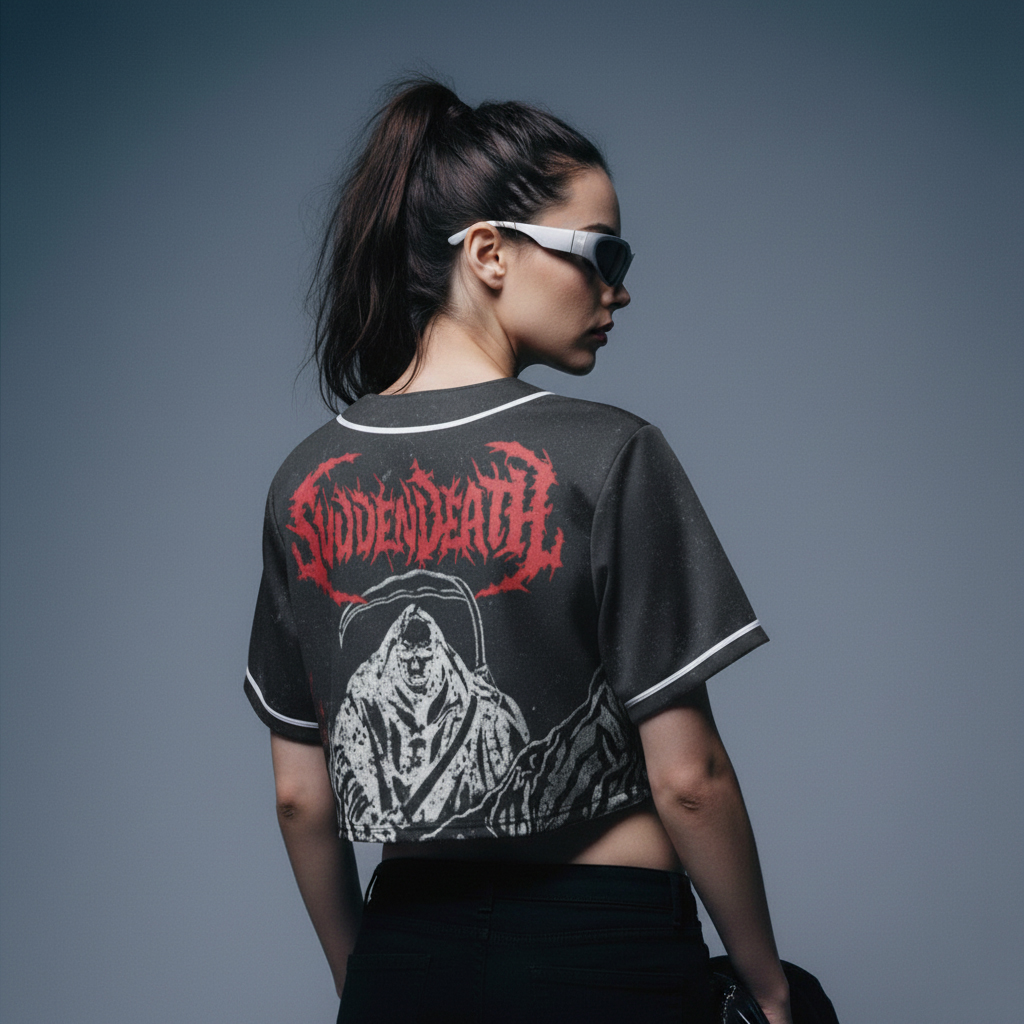 Svdden Death voyd crop  baseball jerse…