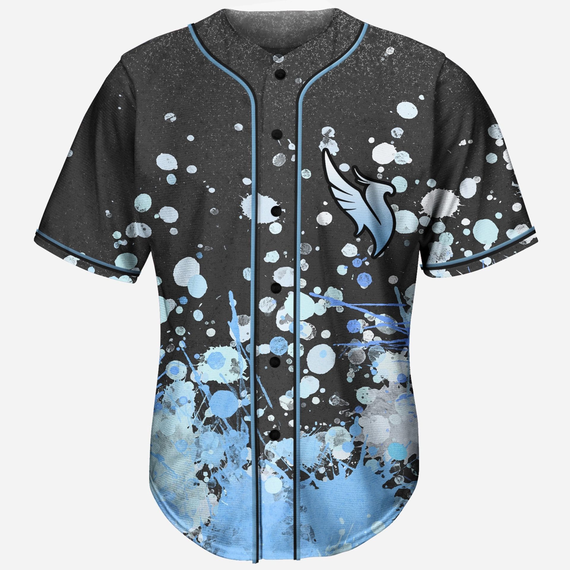 Illenium blue grey splashes rave jerse…