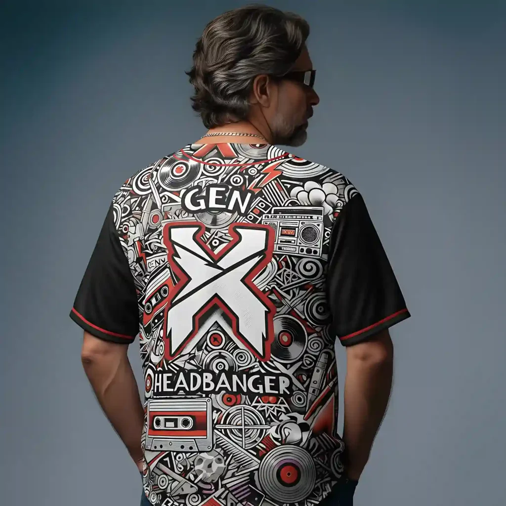 Excision Gen X headbanger baseball jer…