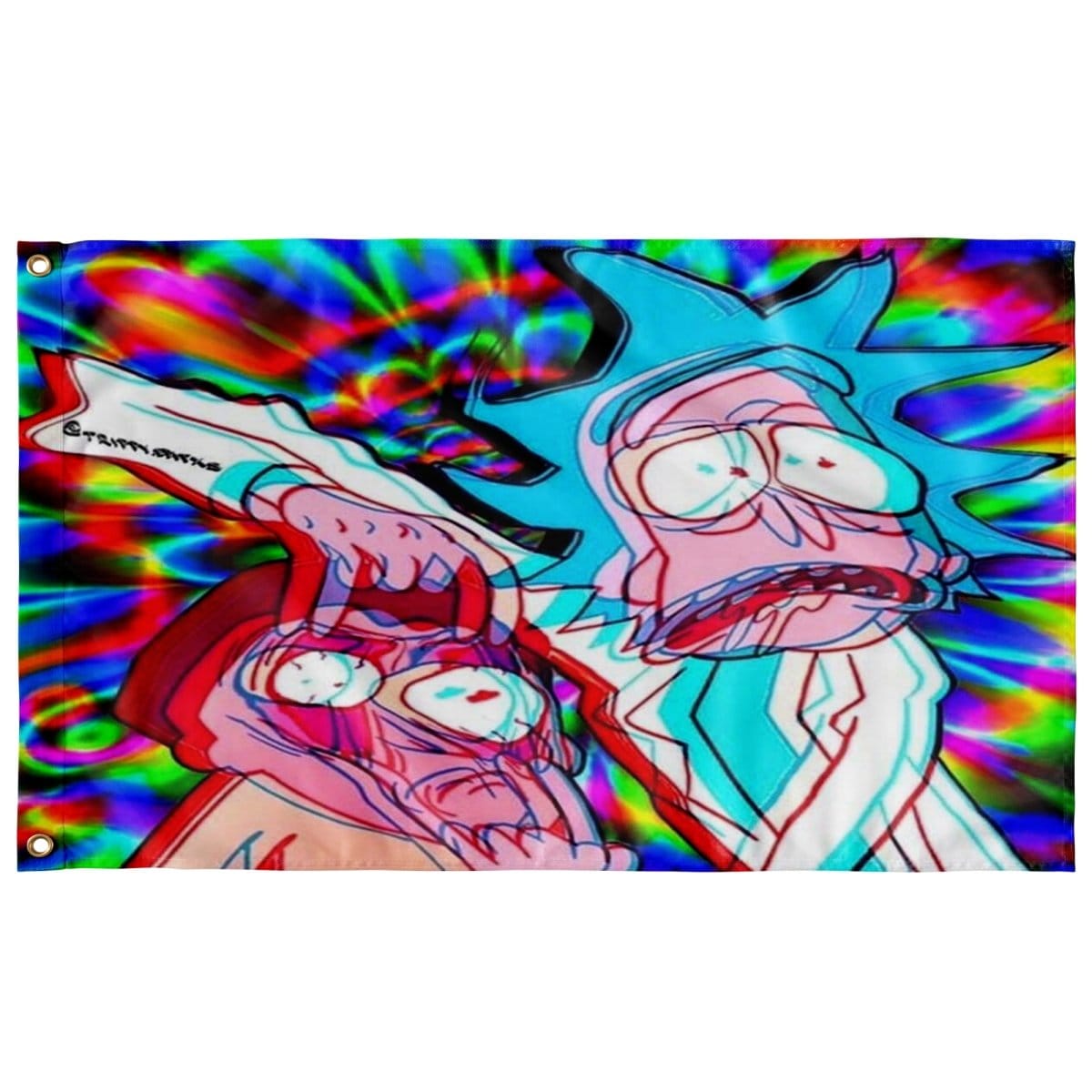RICK AND MORTY FLAG