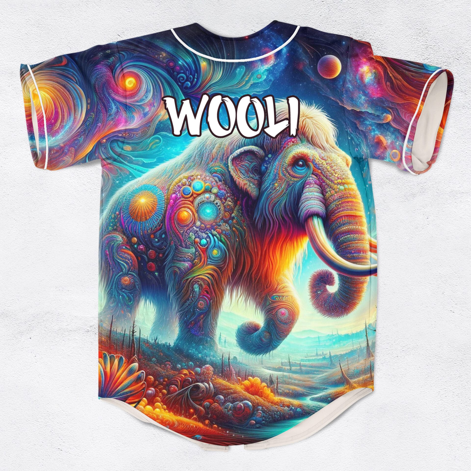 Trippy Wooli Rave Baseball Jersey for …