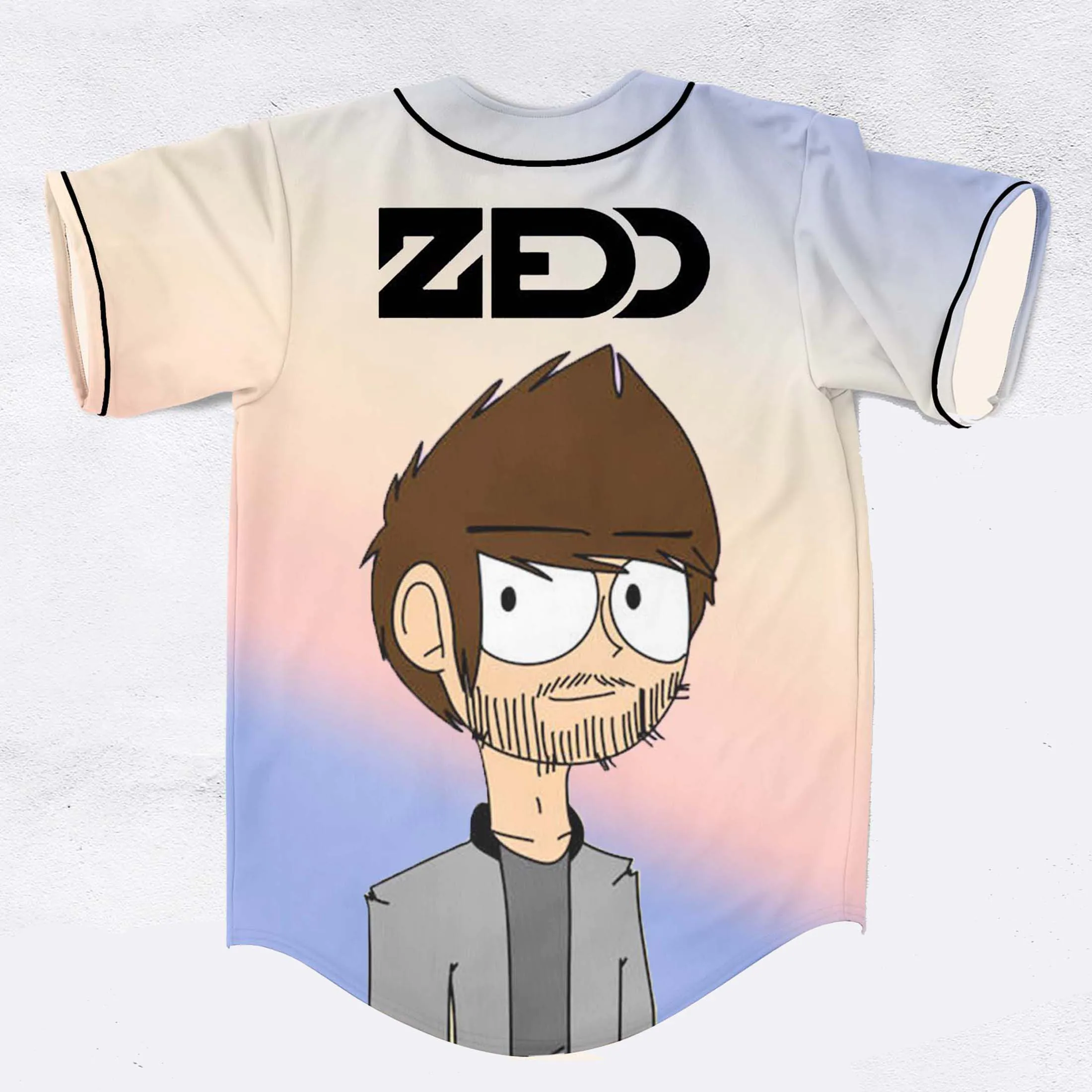Zedd rave baseball jersey for EDM fest…