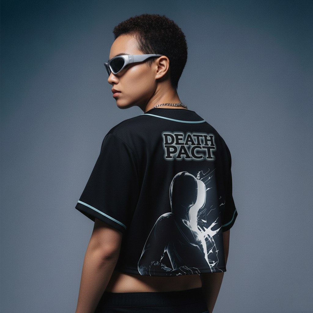 Death Pact crop baseball jersey