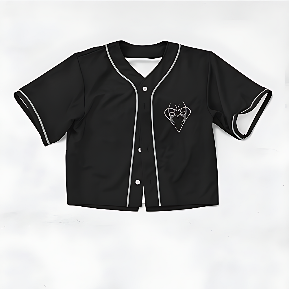 ISOKNOCK ISOxo & Knock2 4EVR crop baseball jersey V2 - RaveJersey