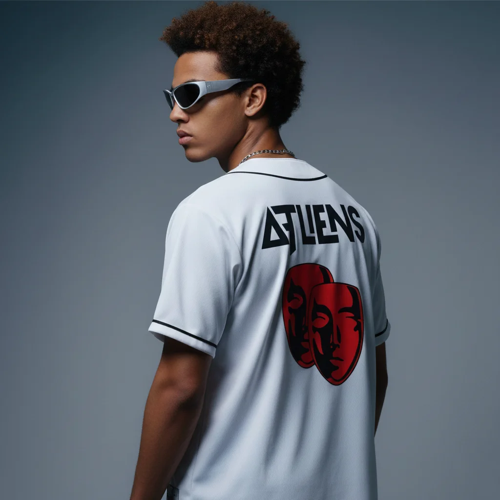 Atliens rave baseball Jersey for EDM f…