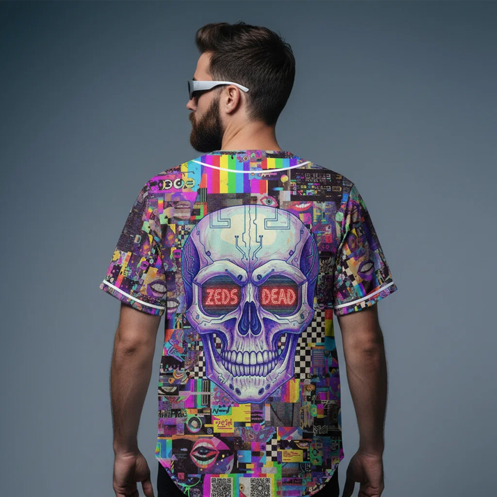 Zeds Dead test pattern rave baseball J…