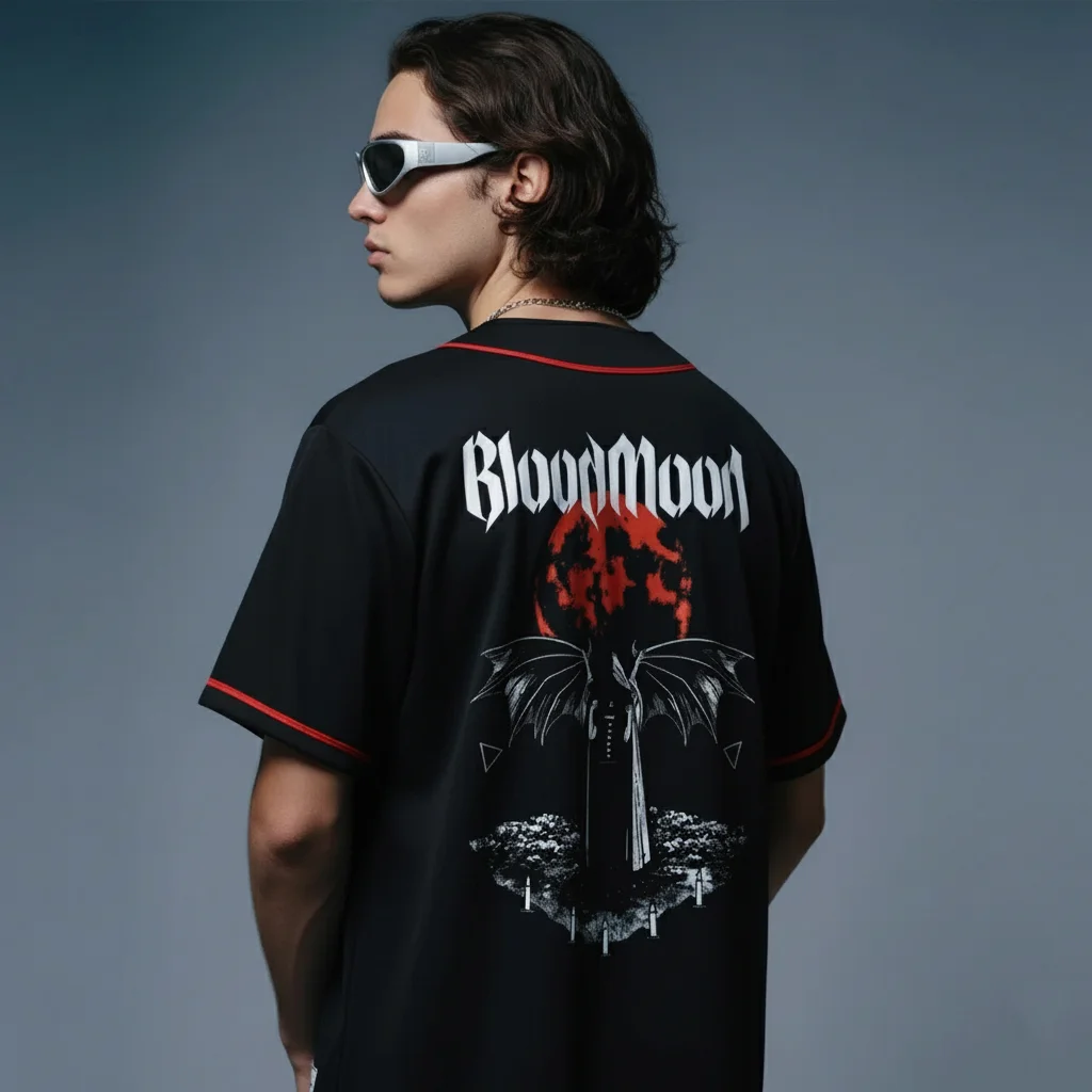Vampa Blood moon rave baseball Jersey